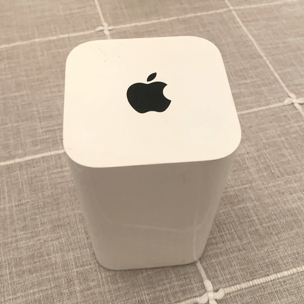 Apple Tower Airport Extreme Base Station (a router.)